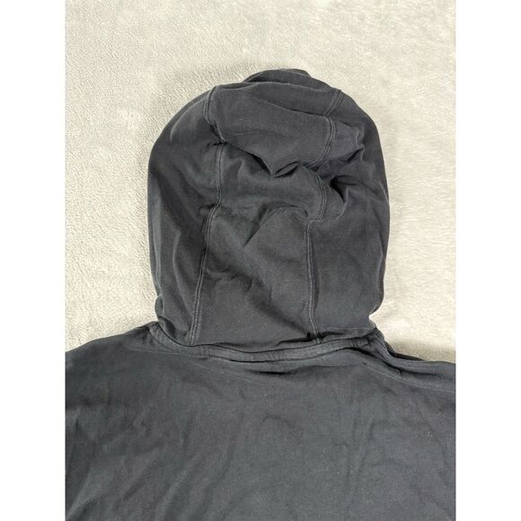 Nike Sportswear Jersey Shirt Mens Black Large Hooded Pullover Long Sleeve - Picture 14 of 14